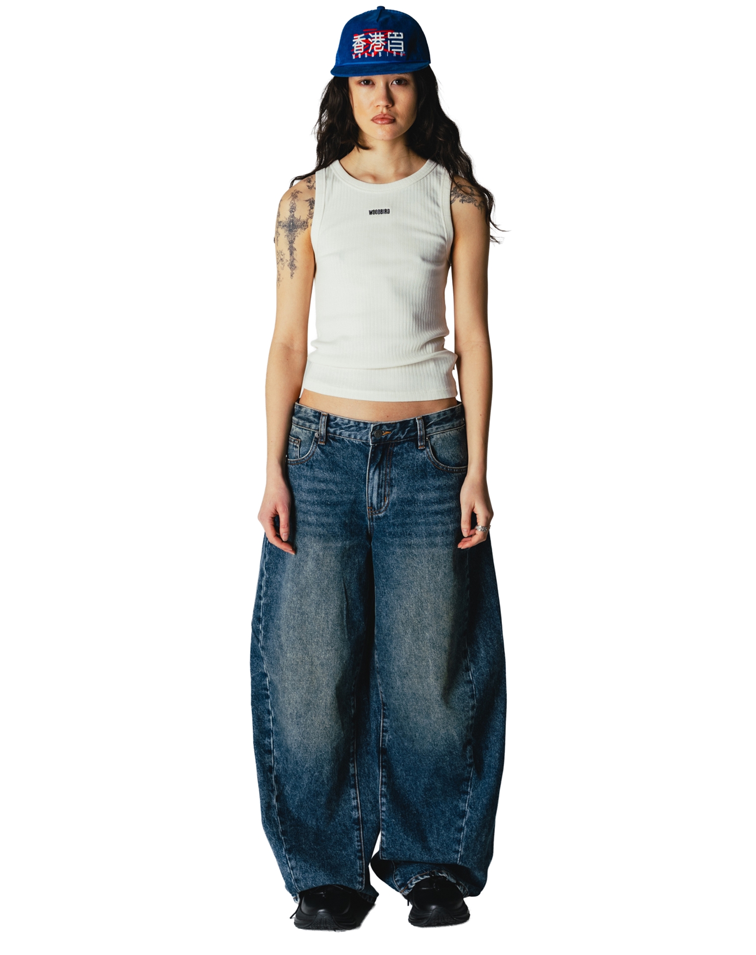 Woodbird - WBVega Twisted Jeans - Blue Vintage 